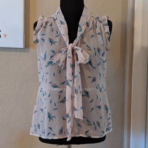 3/$20 / a.n.a / Soft Pink Feather Blouse